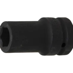 BGS Kraft-Steckschlüssel-Einsatz Sechskant tief Antrieb Innenvierkant 25 mm (1") SW 21 mm - 5500-21