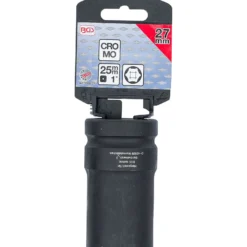BGS Kraft-Steckschlüssel-Einsatz Sechskant tief Antrieb Innenvierkant 25 mm (1