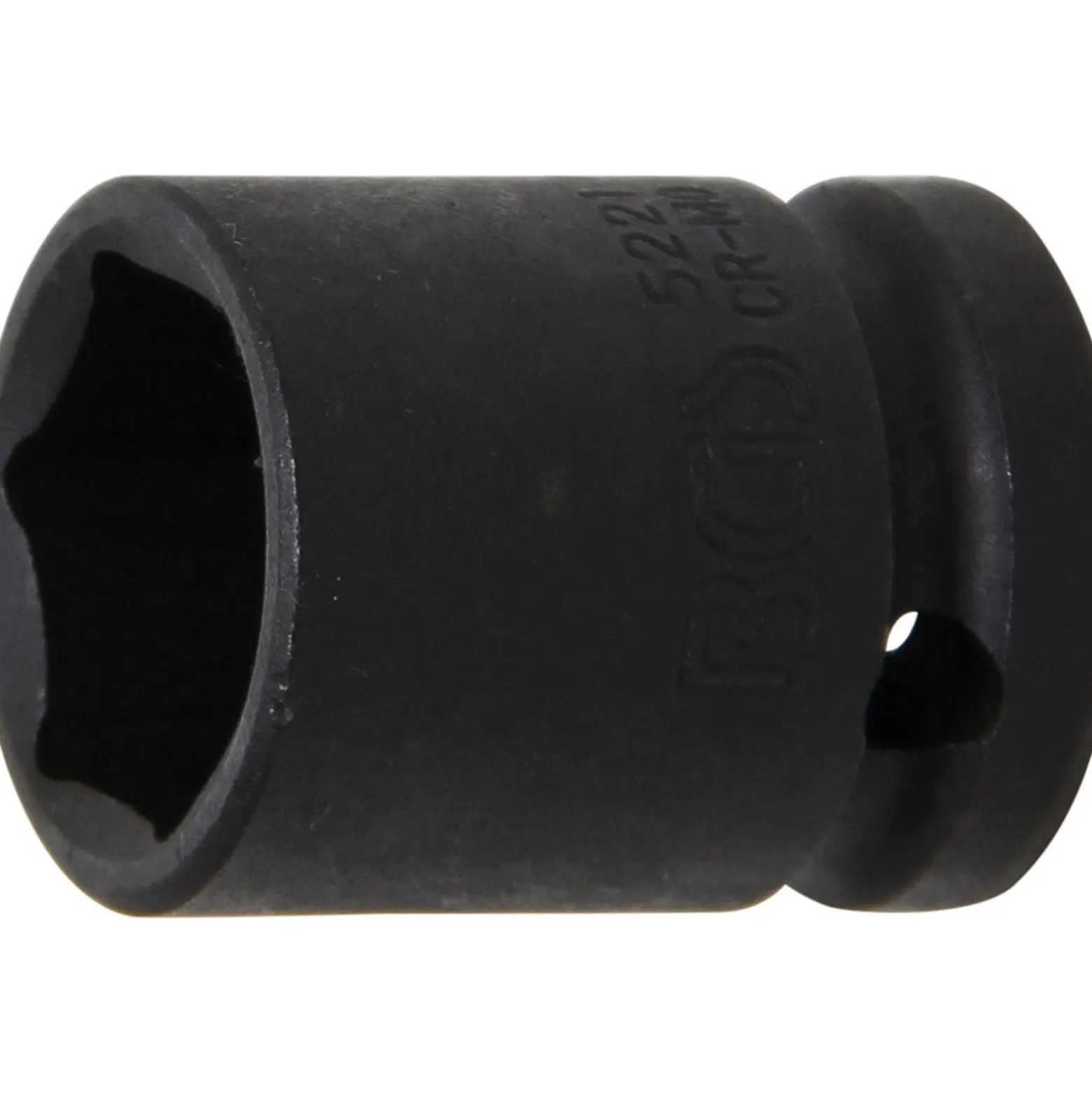 BGS Kraft-Steckschlüssel-Einsatz Sechskant Antrieb Innenvierkant 12,5 mm (1/2") SW 21 mm - 5221