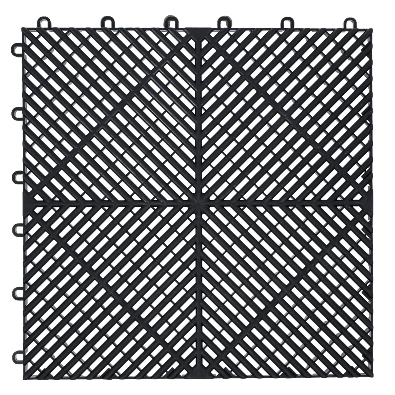 BGS Kunststoff-Fliesen-Satz Klick-System 400 x 400 x 18 mm 10-tlg. - 74546