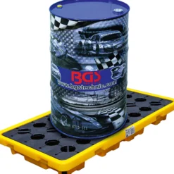BGS Öl-Auffangwanne mit Gitterrost für 2 x 200 l Fässer - 70047