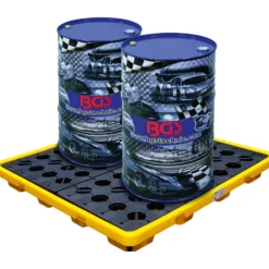 BGS Öl-Auffangwanne mit Gitterrost für 4 x 200 l Fässer - 70050