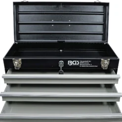 BGS Metall-Werkzeugkoffer leer 3 Schubladen - 3312
