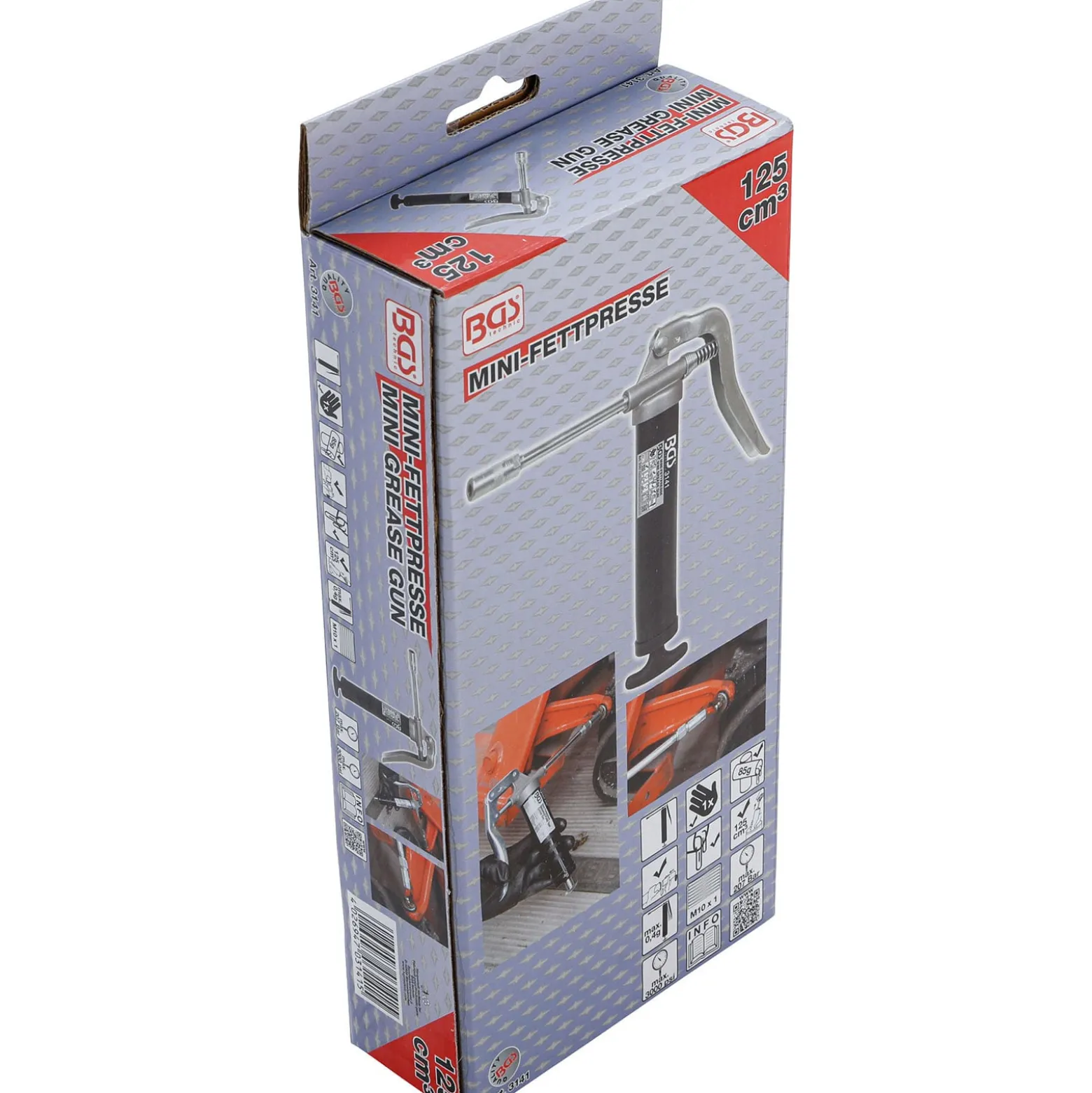 BGS Mini-Fettpresse 125 cm³ - 3141