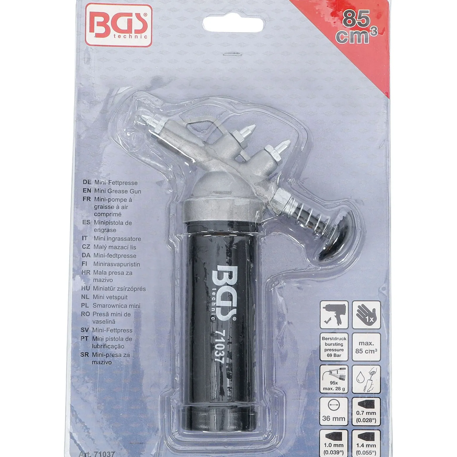 BGS Mini-Fettpresse 85 cm³ - 71037