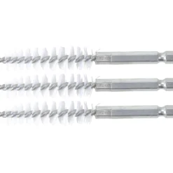 BGS Nylonbürste 13 mm Antrieb Außensechskant 6,3 mm (1/4") 3tlg. - 3078-13-N