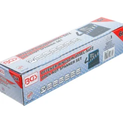 BGS Offener Doppel-Ringschlüssel-Satz SW 8 x 10 - 17 x 19 mm 6tlg. - 1761