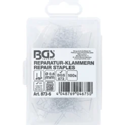 BGS Reparatur-Klammern W-Form Ø 0,6 mm 100tlg. - 873-6