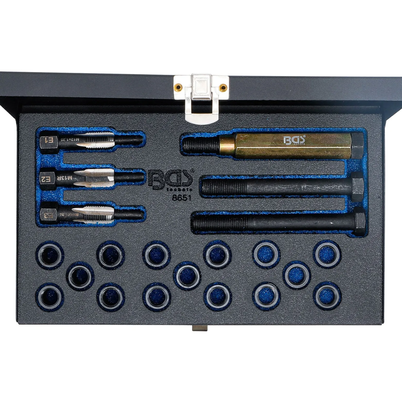 BGS Reparatursatz für Glühkerzengewinde M12 x 1,25 - 8651