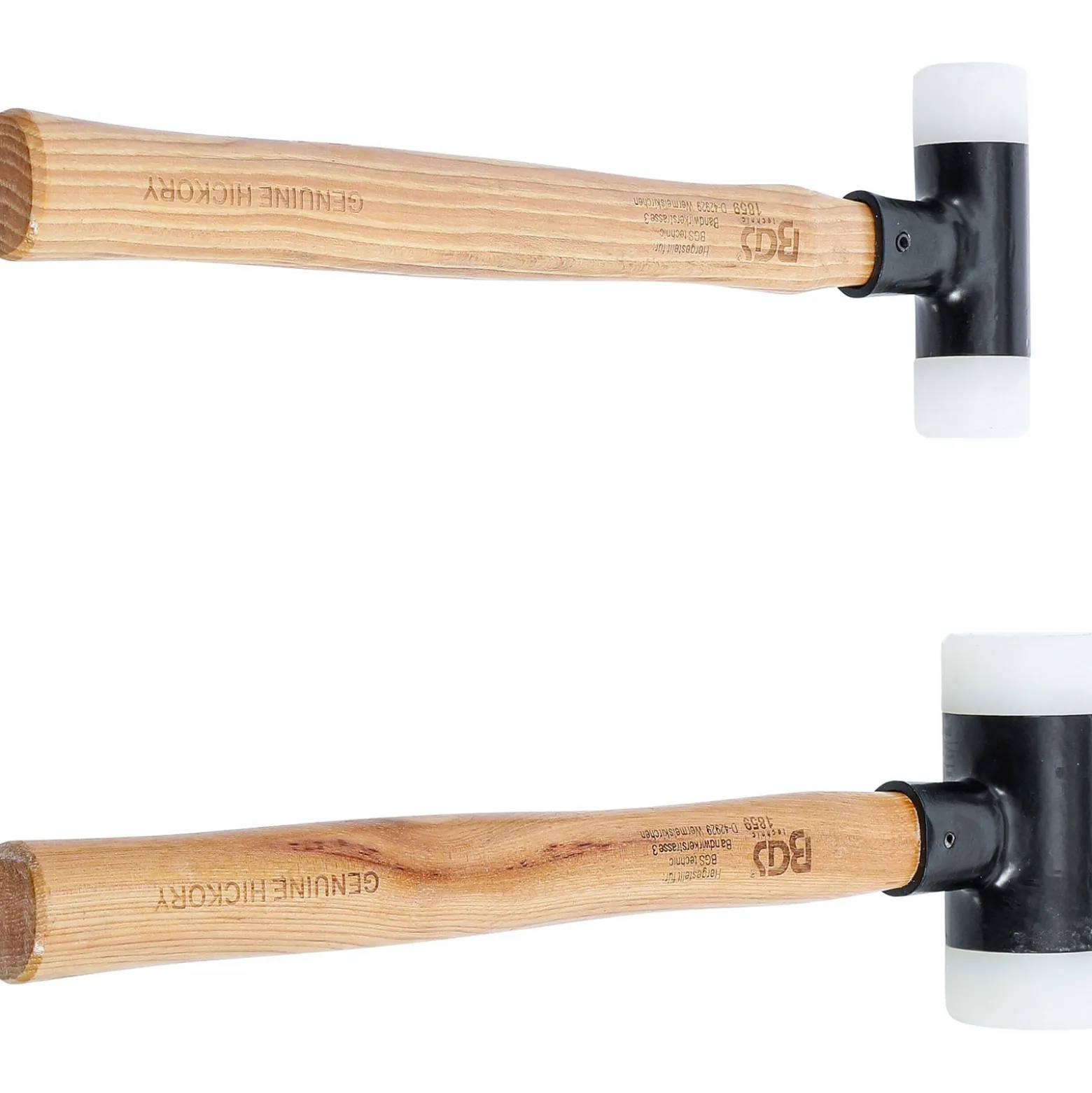 BGS Schonhammer-Satz Hickory-Stiel rückschlagfrei Ø 30 / 45 mm 300 / 550 g 2tlg. - 1859