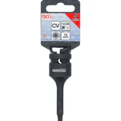 BGS Schraubenausdreher Antrieb Innenvierkant 12,5 mm (1/2") für defekten Innensechskant 5 mm - 7004-5
