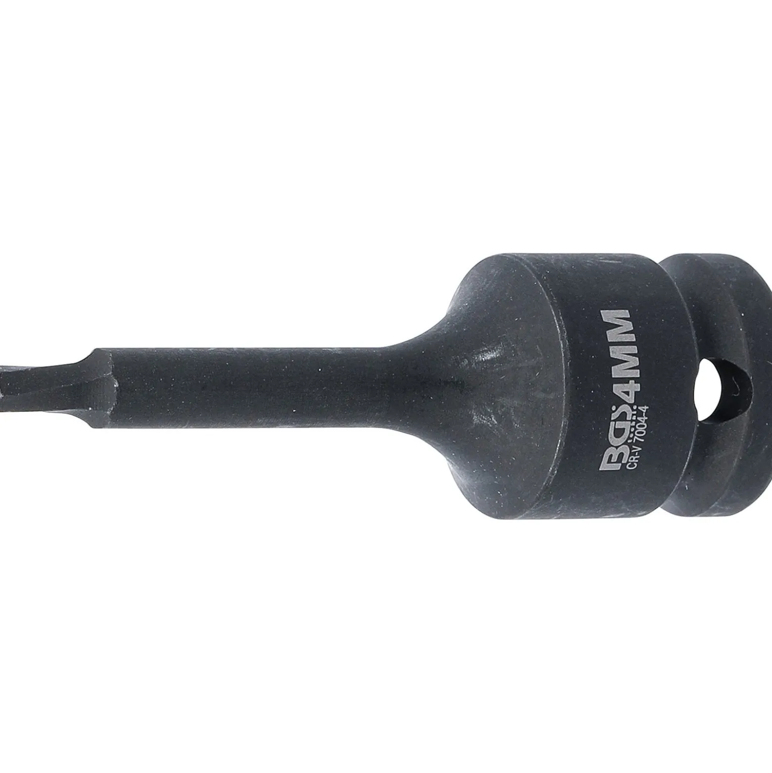 BGS Schraubenausdreher Antrieb Innenvierkant 12,5 mm (1/2") für defekten Innensechskant 4 mm - 7004-4