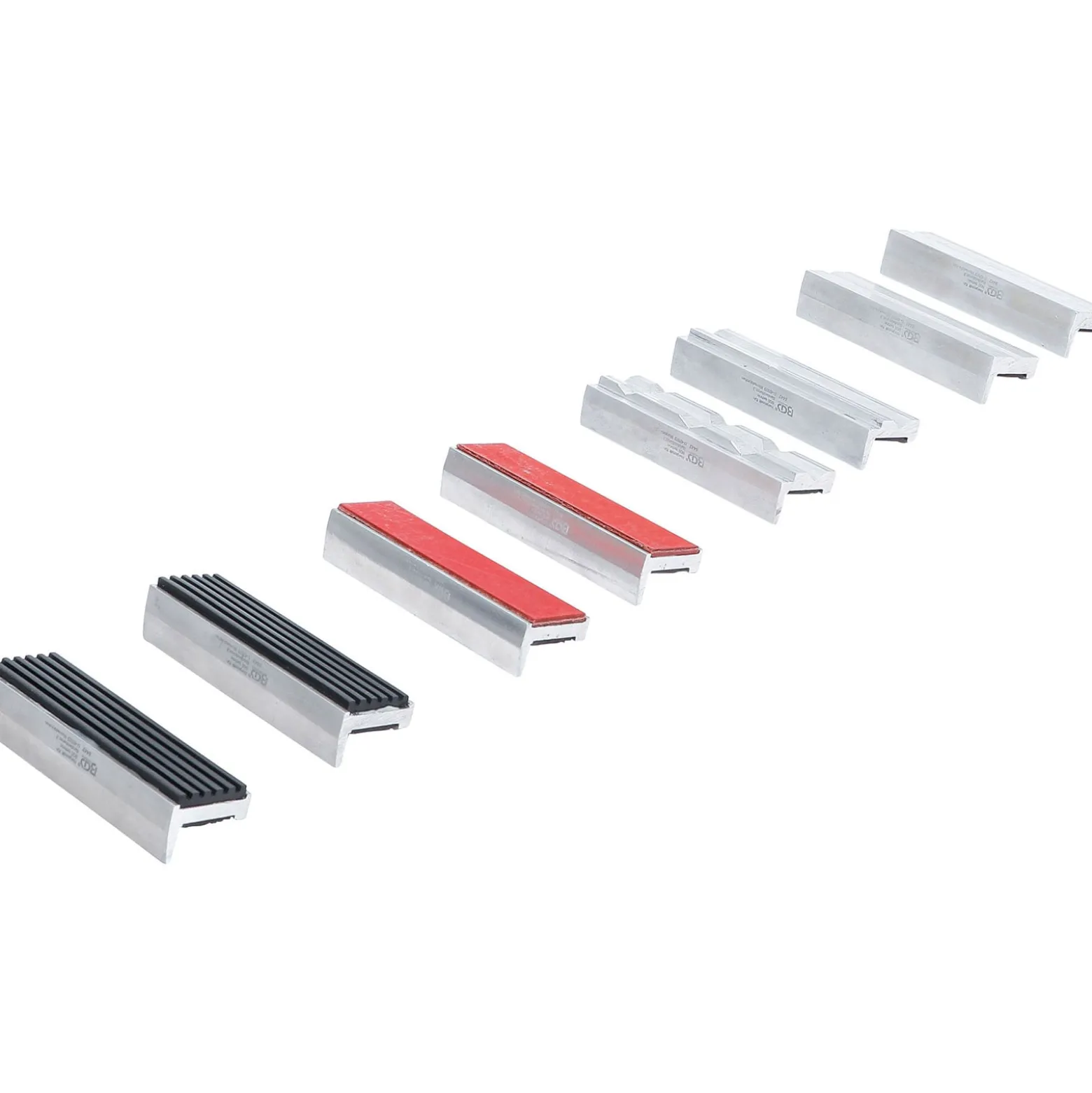 BGS Schraubstock-Schutzbacken-Satz Aluminium 100 mm 8tlg. - 8442