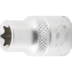BGS Steckschlüssel-Einsatz E-Profil Antrieb Innenvierkant 10 mm (3/8") SW E10 - 6410