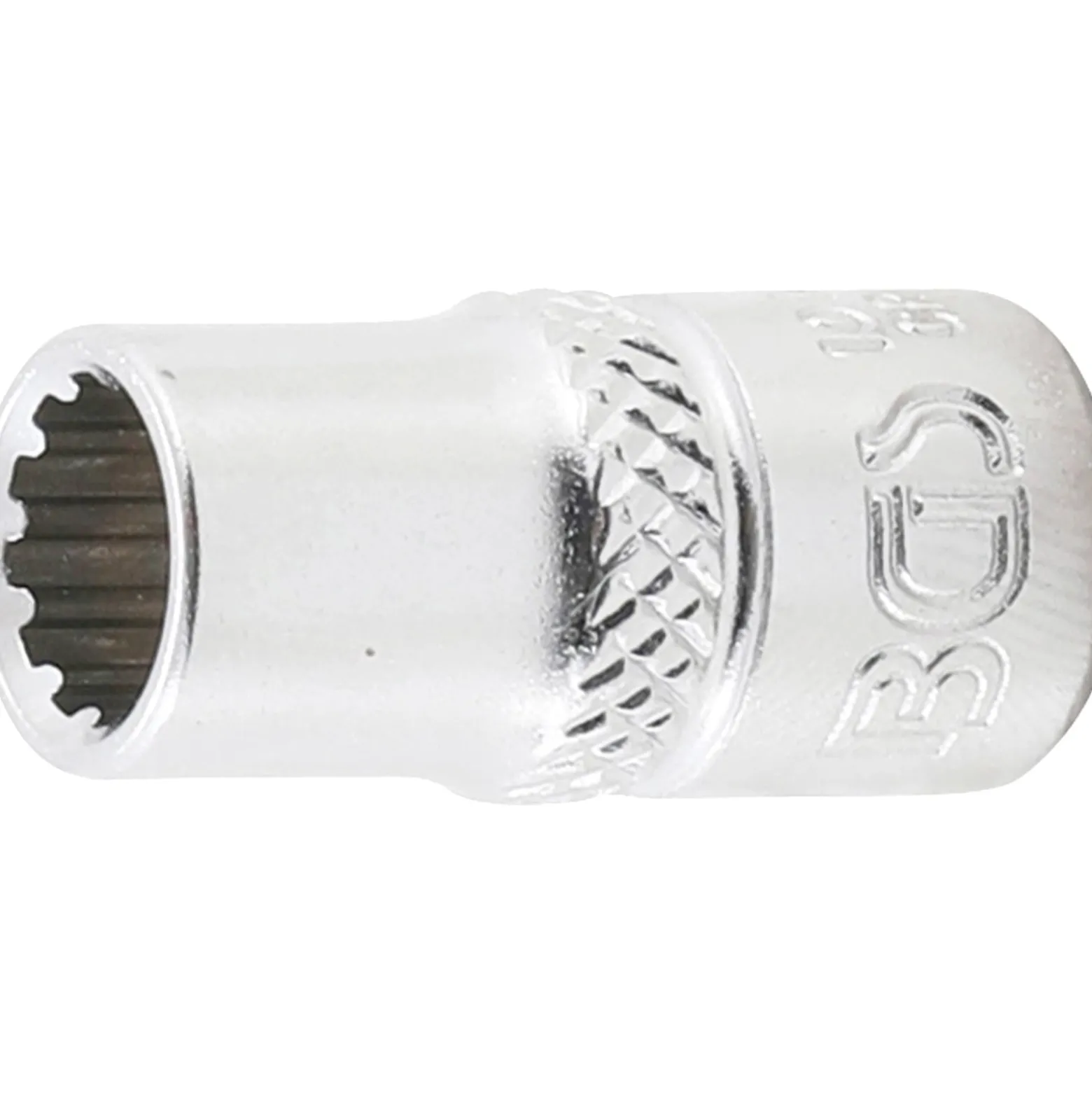 BGS Steckschlüssel-Einsatz Gear Lock Antrieb Innenvierkant 6,3 mm (1/4") SW 7 mm - 10107