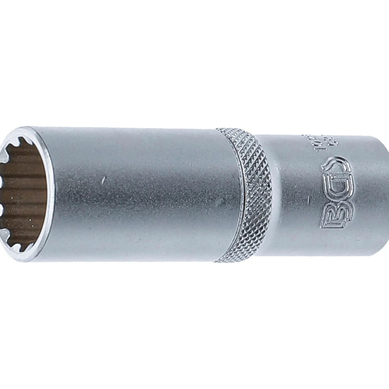 BGS Steckschlüssel-Einsatz Gear Lock tief Antrieb Innenvierkant 12,5 mm (1/2") SW 18 mm - 10258
