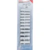BGS Steckschlüssel-Einsatz-Satz Sechskant tief Antrieb Innenvierkant 10 mm (3/8") SW 8 - 19 mm 11tlg. - 2222