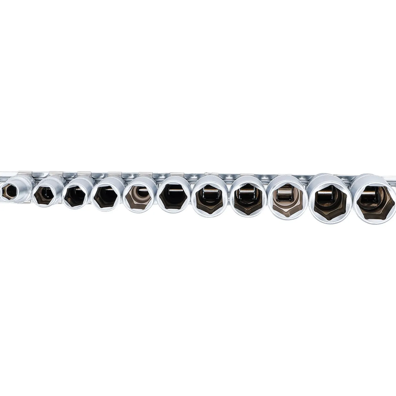 BGS Steckschlüssel-Einsatz-Satz Sechskant tief Antrieb Innenvierkant 10 mm (3/8") SW 8 - 19 mm 11tlg. - 2222