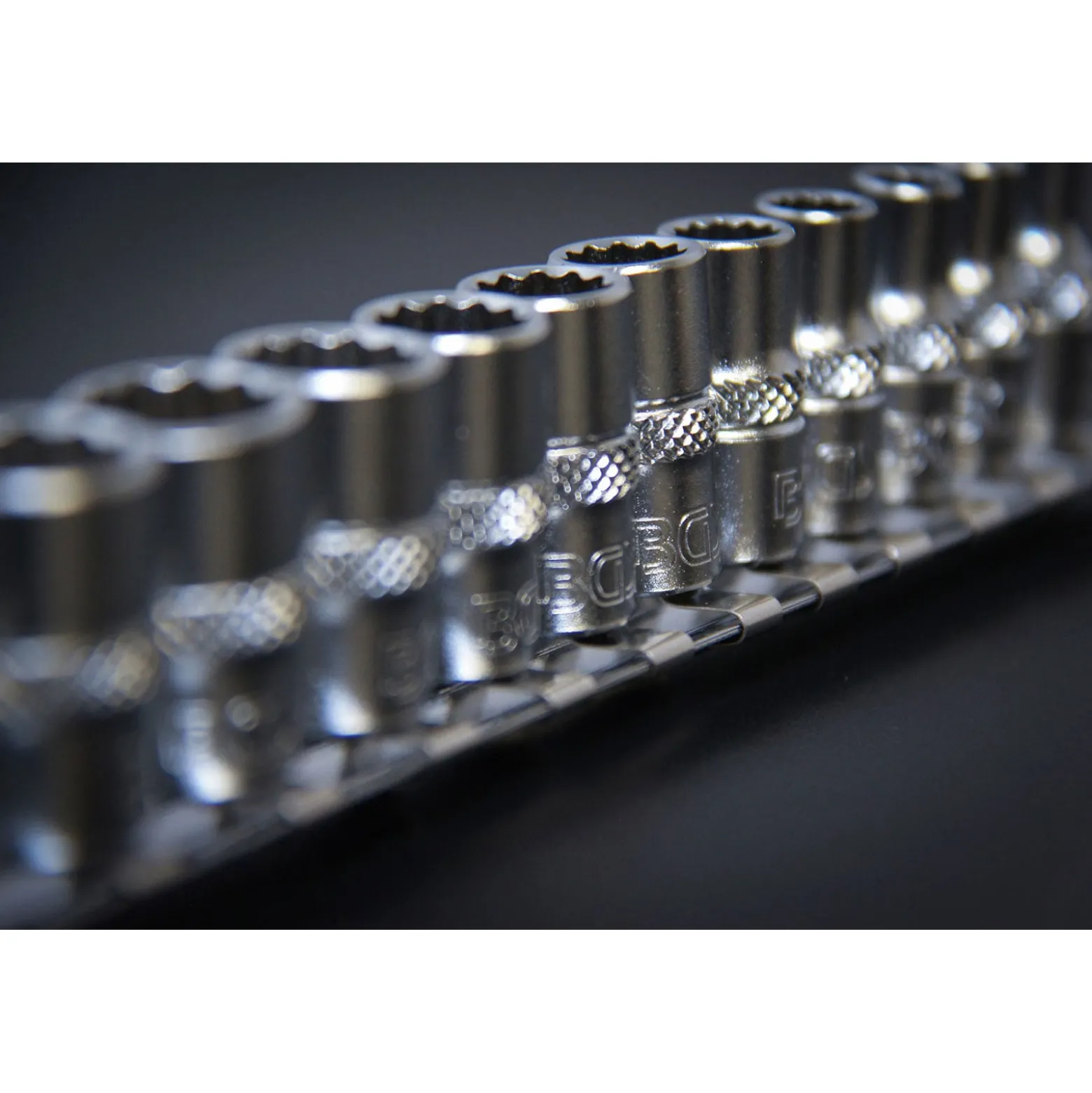 BGS Steckschlüssel-Einsatz-Satz Zwölfkant Antrieb Innenvierkant 6,3 mm (1/4") Zollgrößen 12tlg. - 2755