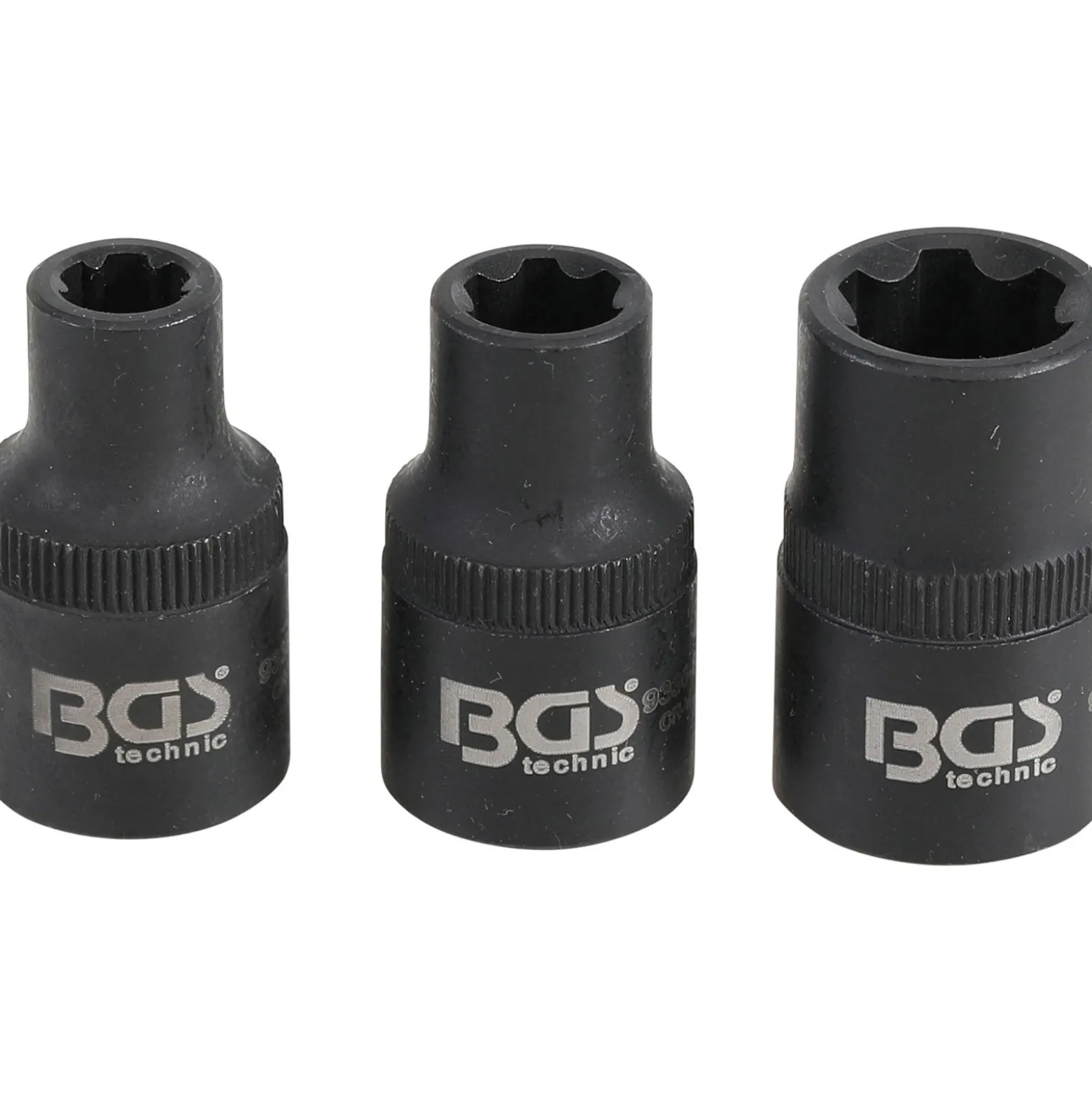 BGS Steckschlüssel-Einsatz-Satz Keil-Profil (für RIBE) M6S / M8S / M12S 3tlg. - 9336