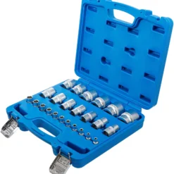 BGS Steckschlüssel-Einsatz-Satz Sechskant Antriebe Innenvierkant 6,3 mm (1/4