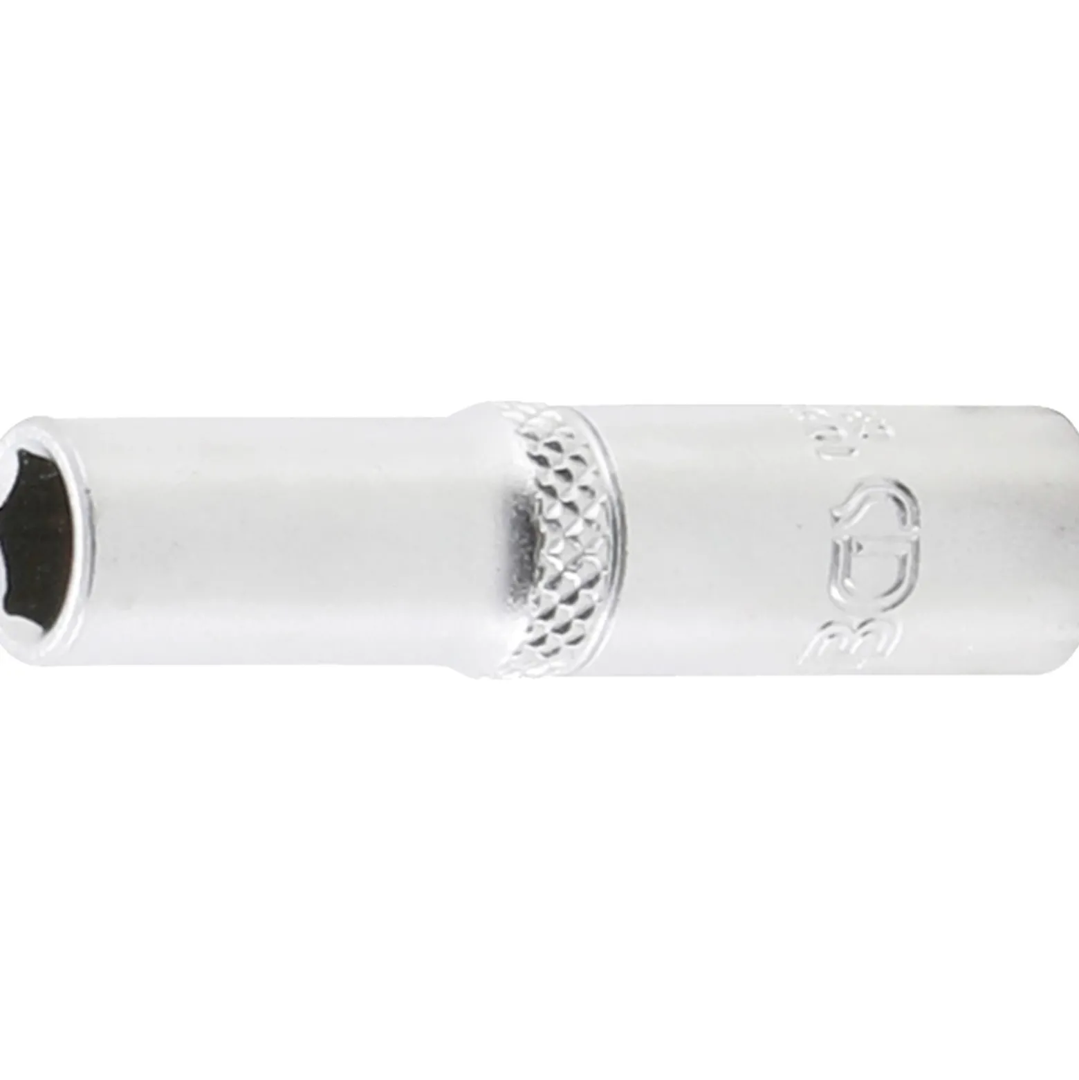 BGS Steckschlüssel-Einsatz Sechskant tief Antrieb Innenvierkant 6,3 mm (1/4") SW 7 mm - 10507