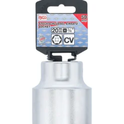 BGS Steckschlüssel-Einsatz Sechskant Antrieb Innenvierkant 20 mm (3/4