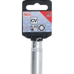 BGS Steckschlüssel-Einsatz Super Lock tief Antrieb Innenvierkant 6,3 mm (1/4") SW 12 mm - 2972