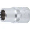 BGS Steckschlüssel-Einsatz Zwölfkant Antrieb Innenvierkant 12,5 mm (1/2") SW 1/2"- 10822