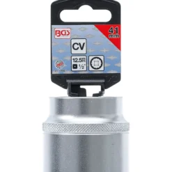 BGS Steckschlüssel-Einsatz Zwölfkant Antrieb Innenvierkant 12,5 mm (1/2") SW 41 mm- 10650-1