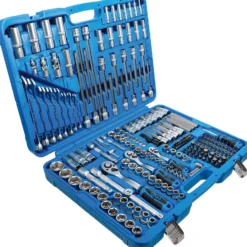 BGS Steckschlüssel-Satz Sechskant Antrieb 6,3 mm (1/4") / 10 mm (3/8") / 12,5 mm (1/2") 214tlg. - 2259