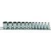 BGS 13tlg. Gear Lock Steckschlüssel-Einsätze 6,3 mm (1/4") - 2150