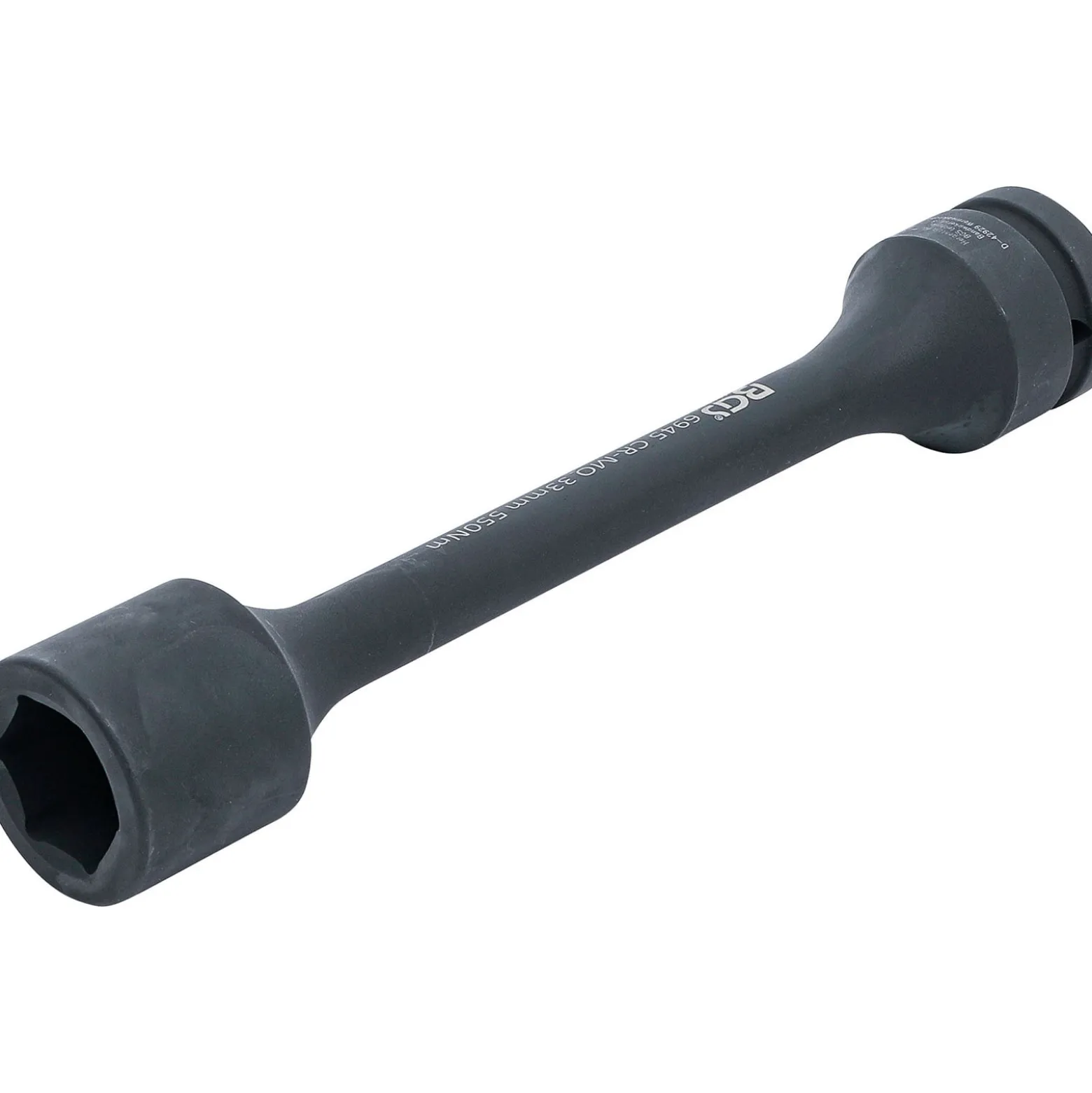 BGS Torsions-Kraft-Steckschlüssel-Einsatz Sechskant Antrieb Innenvierkant 25 mm (1") SW 33 mm 550 Nm - 6945