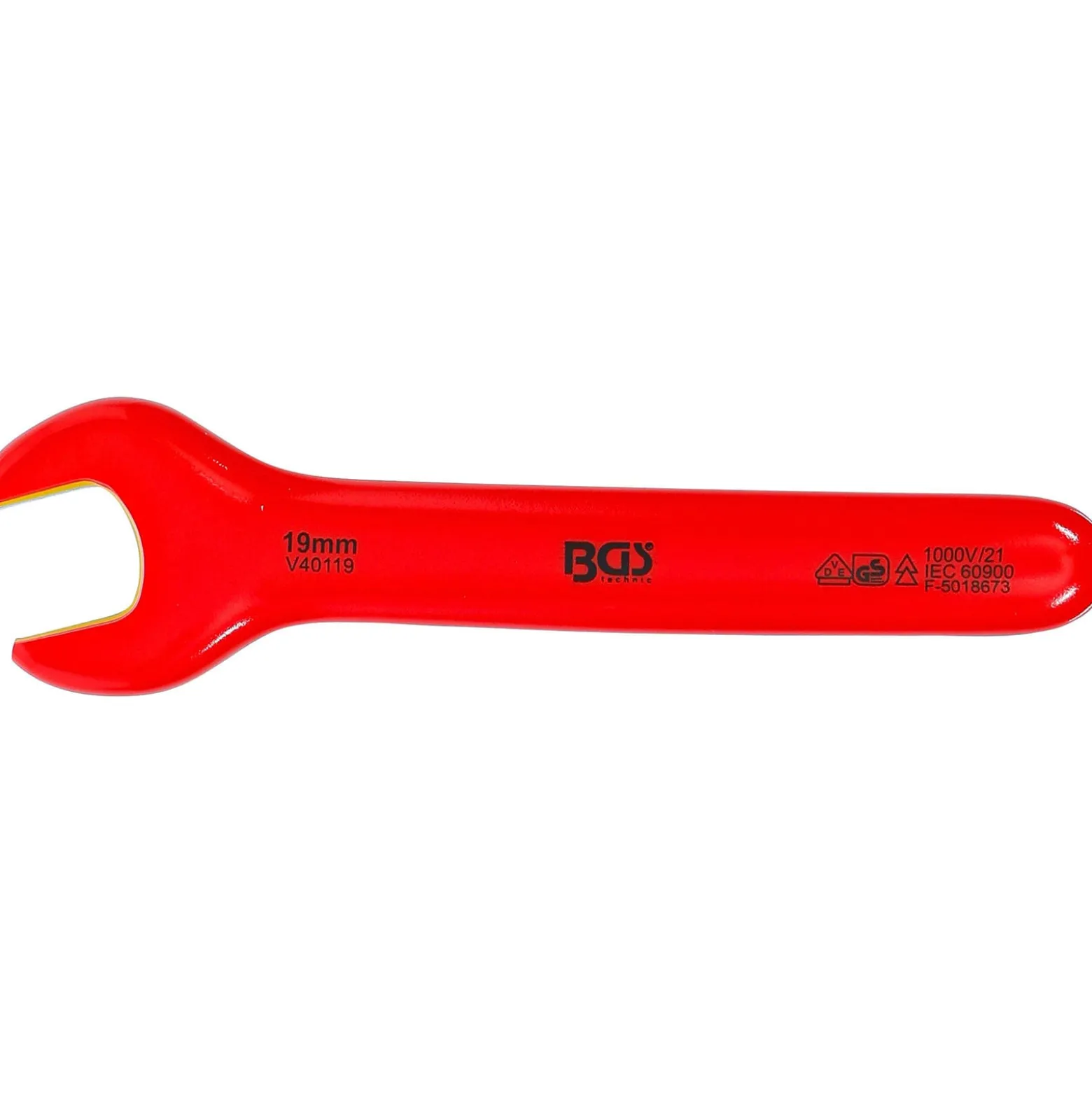 BGS VDE-Einmaulschlüssel SW 19 mm - 71069