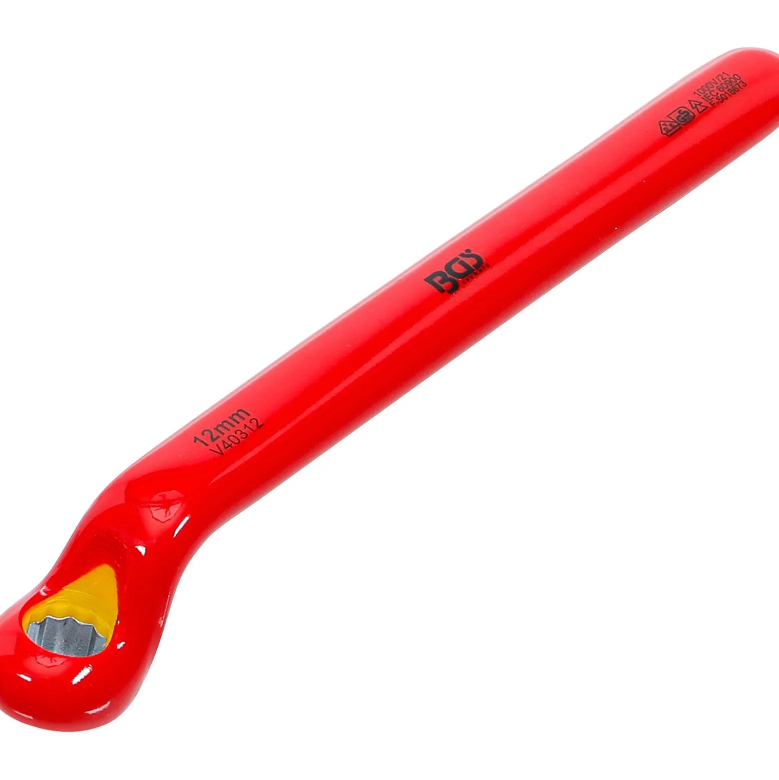 BGS VDE-Einringschlüssel tief gekröpft SW 12 mm - 72012
