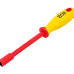 BGS VDE-Steckschlüssel-Schraubendreher Sechskant SW 9 mm Klingenlänge 125 mm - 71089
