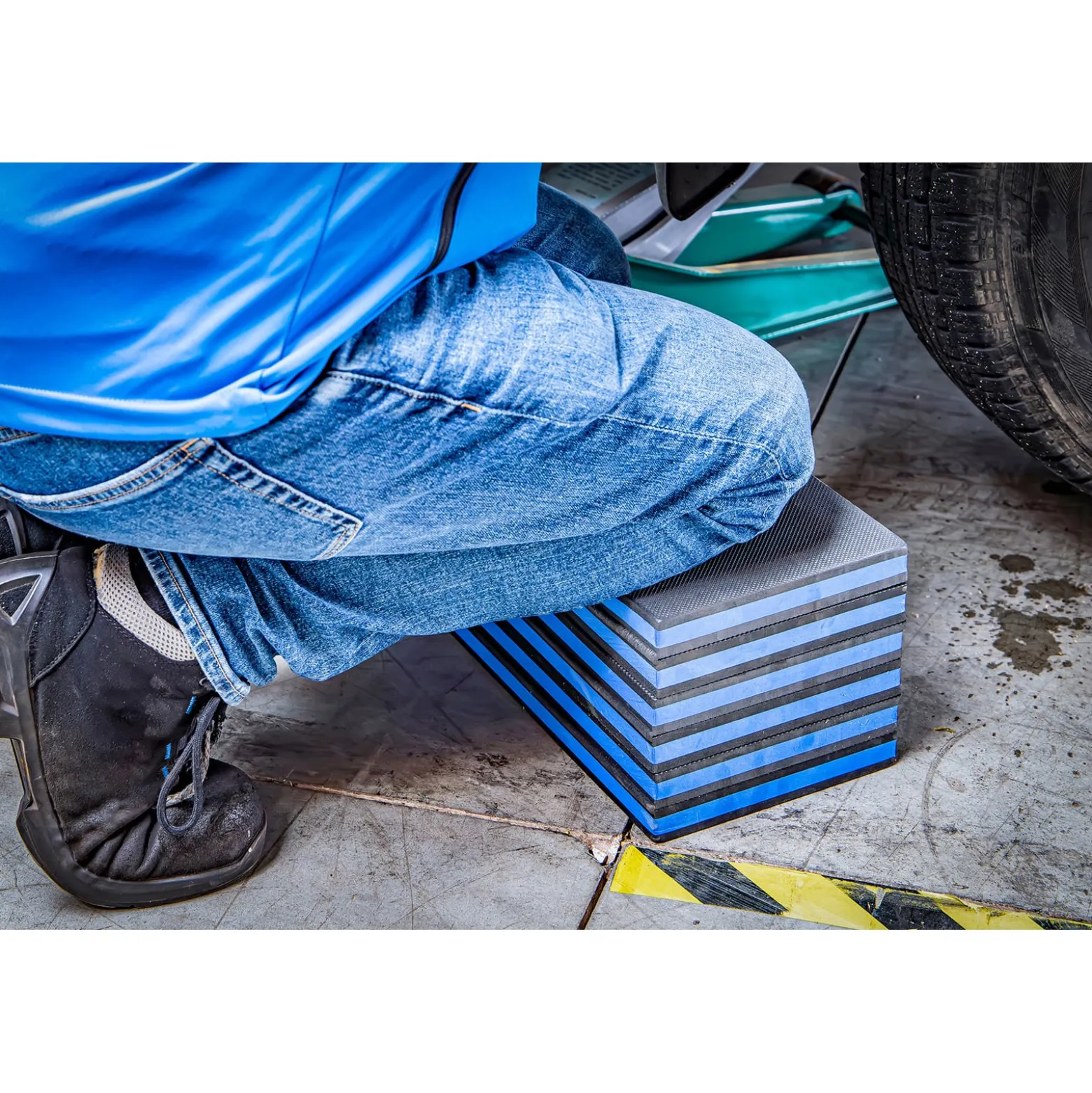 BGS Weichschaum-Knie- und Arbeitsmatte faltbar 3-in-1 - 74483