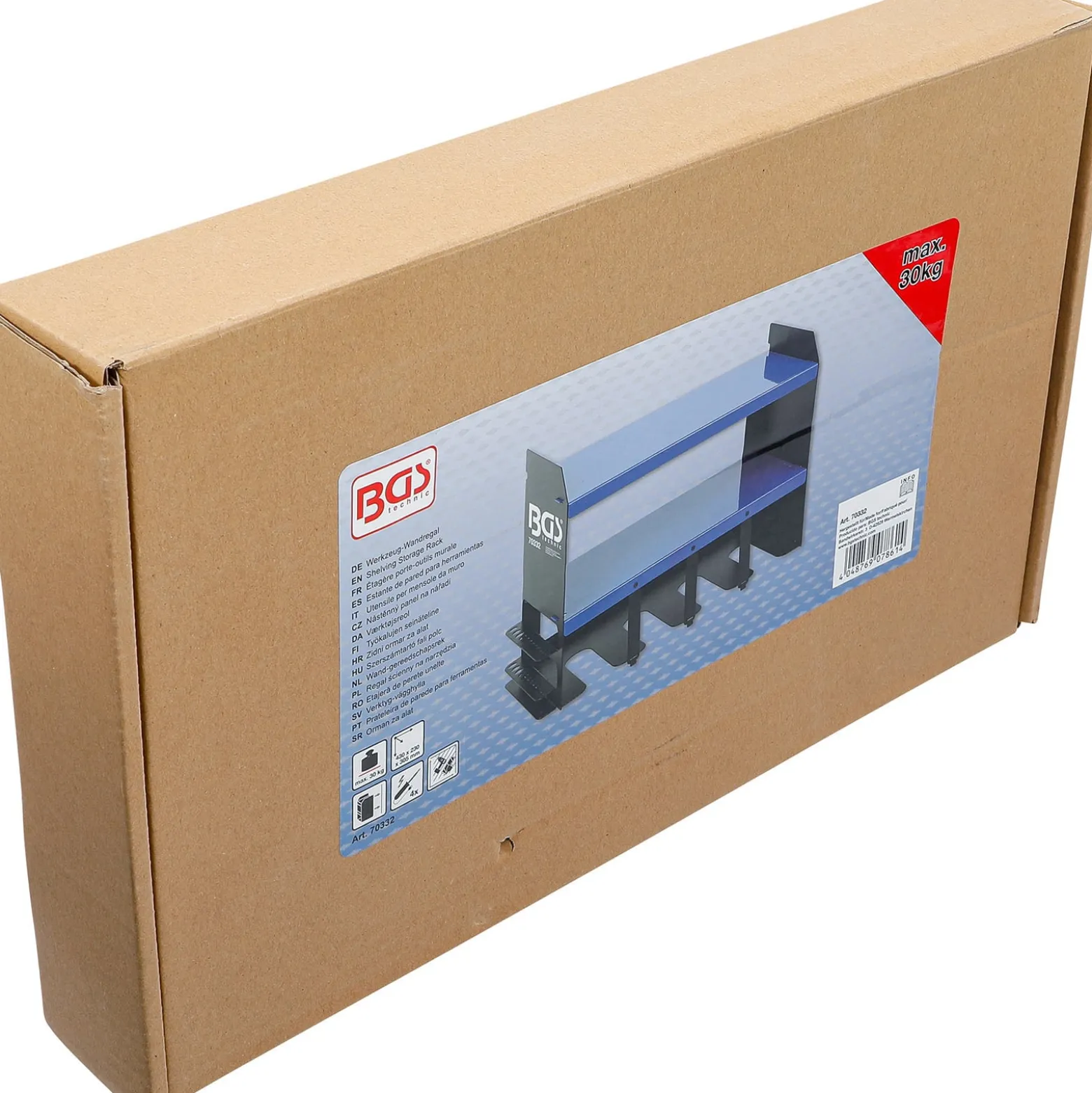 BGS Werkzeug-Wandregal für Akku-Werkzeuge - 70332