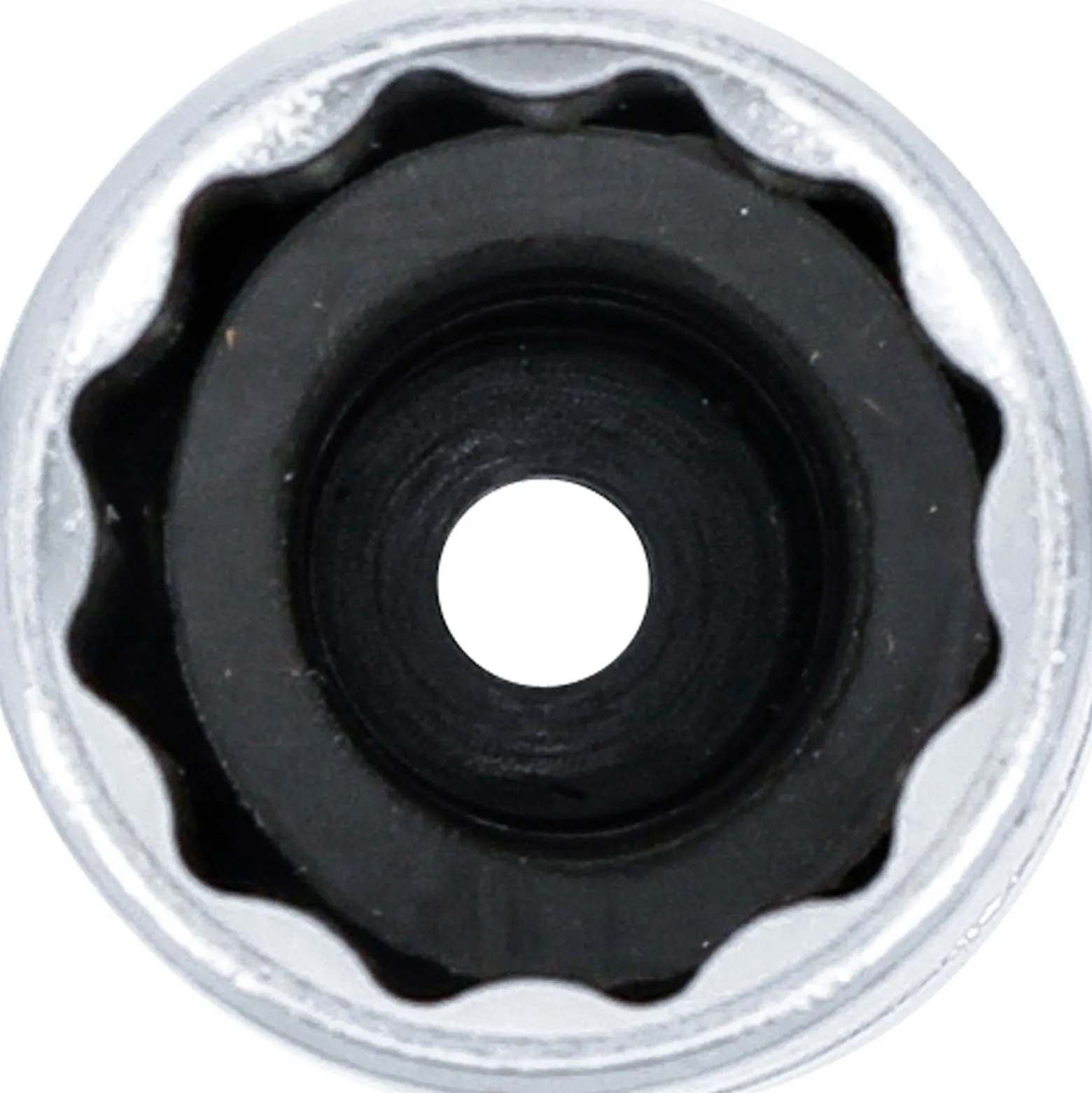 BGS Zündkerzen-Einsatz mit Haltegummi Zwölfkant Antrieb Innenvierkant 12,5 mm (1/2") SW 16 mm - 2385