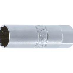 BGS Zündkerzen-Einsatz Zwölfkant Antrieb Innenvierkant 10 mm (3/8") SW 16 mm - 2792