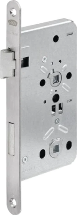 BKS Behörden-Einsteckschloss 0615 BAD 20/55/78/8mm DIN L VA rd Kl 5 - B-06150-B1-L-8