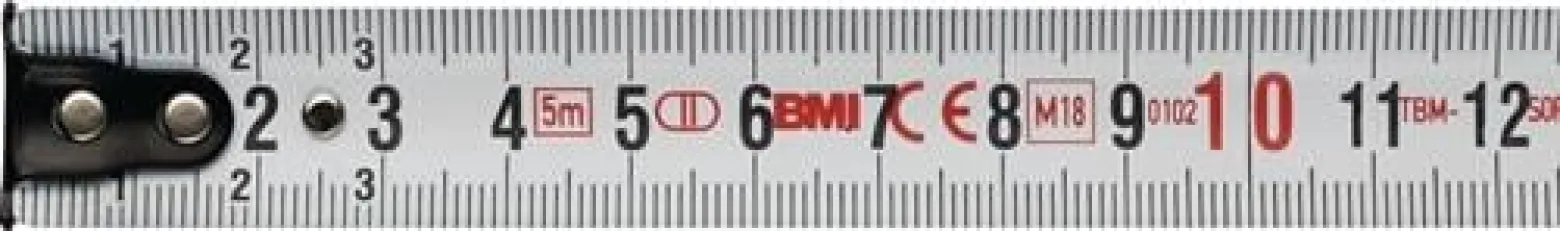 BMI Taschenrollbandmaß twoComp L.8m B.25mm mm/cm EG II ABS m.Magnet SB - 472841021M