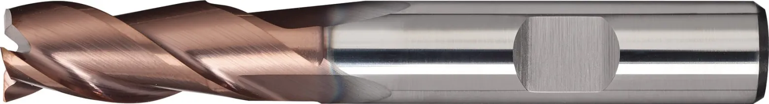 Bohrnutenfräser DIN 6527L TypN D.8mm VHM TiAlN HB Z.3 lang TECWERK