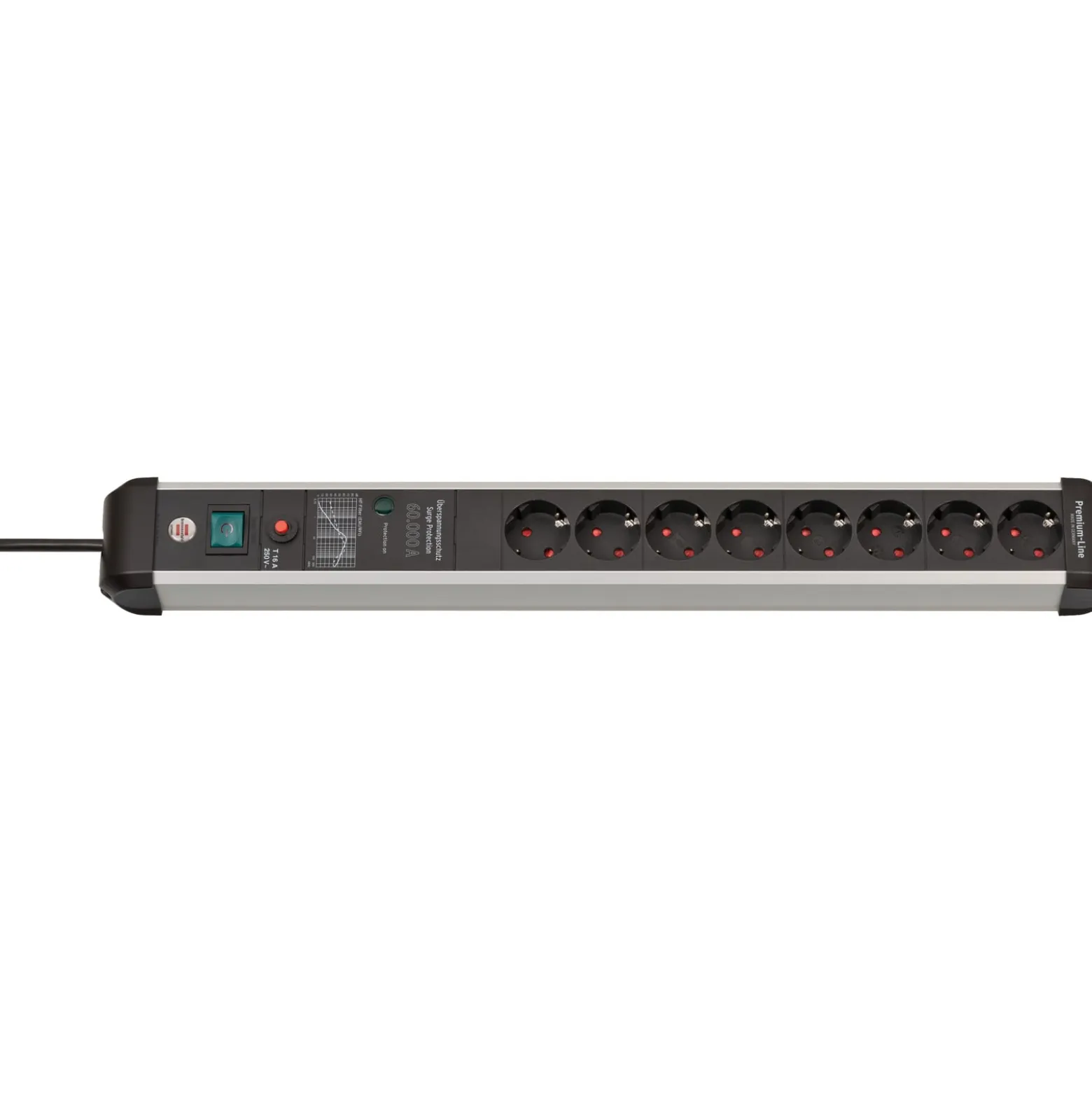 Brennenstuhl Steckdosenleiste Premium-Protect-Line 8fach - 1391010800