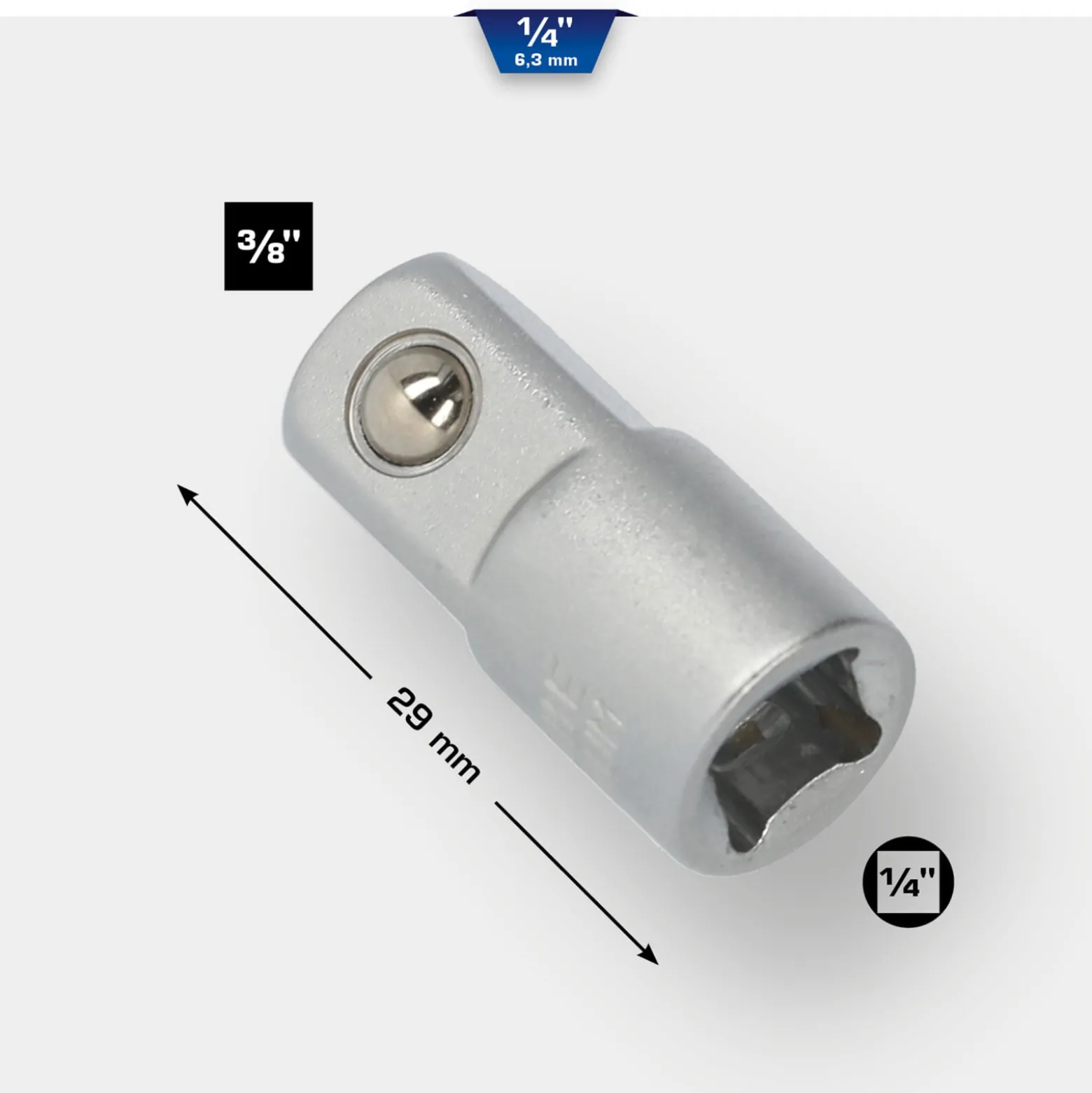 BRILLIANT TOOLS 1/4" Adapter auf 3/8" - BT020911