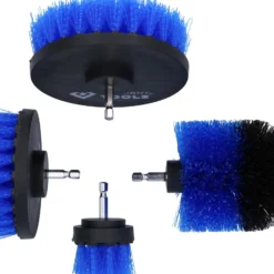 BRILLIANT TOOLS Bürstenaufsatz-Satz für Bohrmaschinen 4tlg. - BT103110