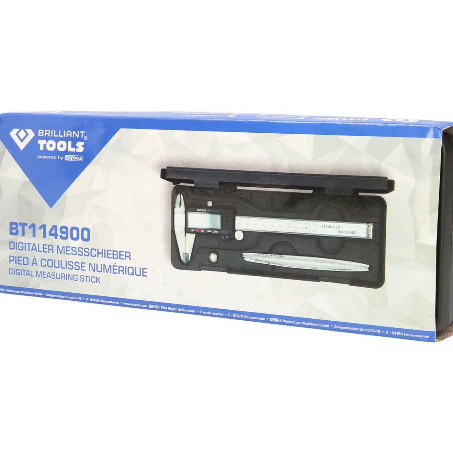 BRILLIANT TOOLS Digitaler Messschieber - BT114900