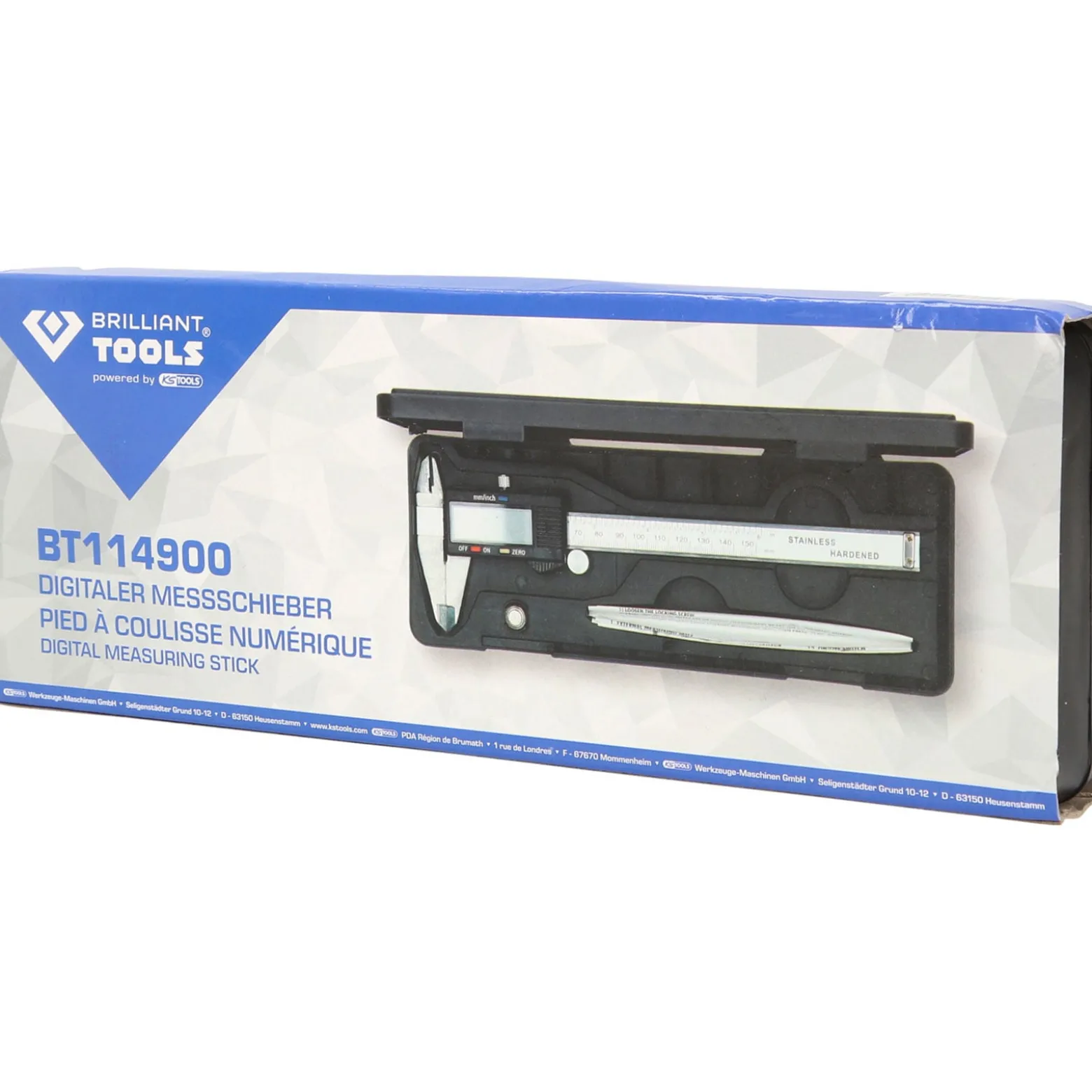BRILLIANT TOOLS Digitaler Messschieber - BT114900