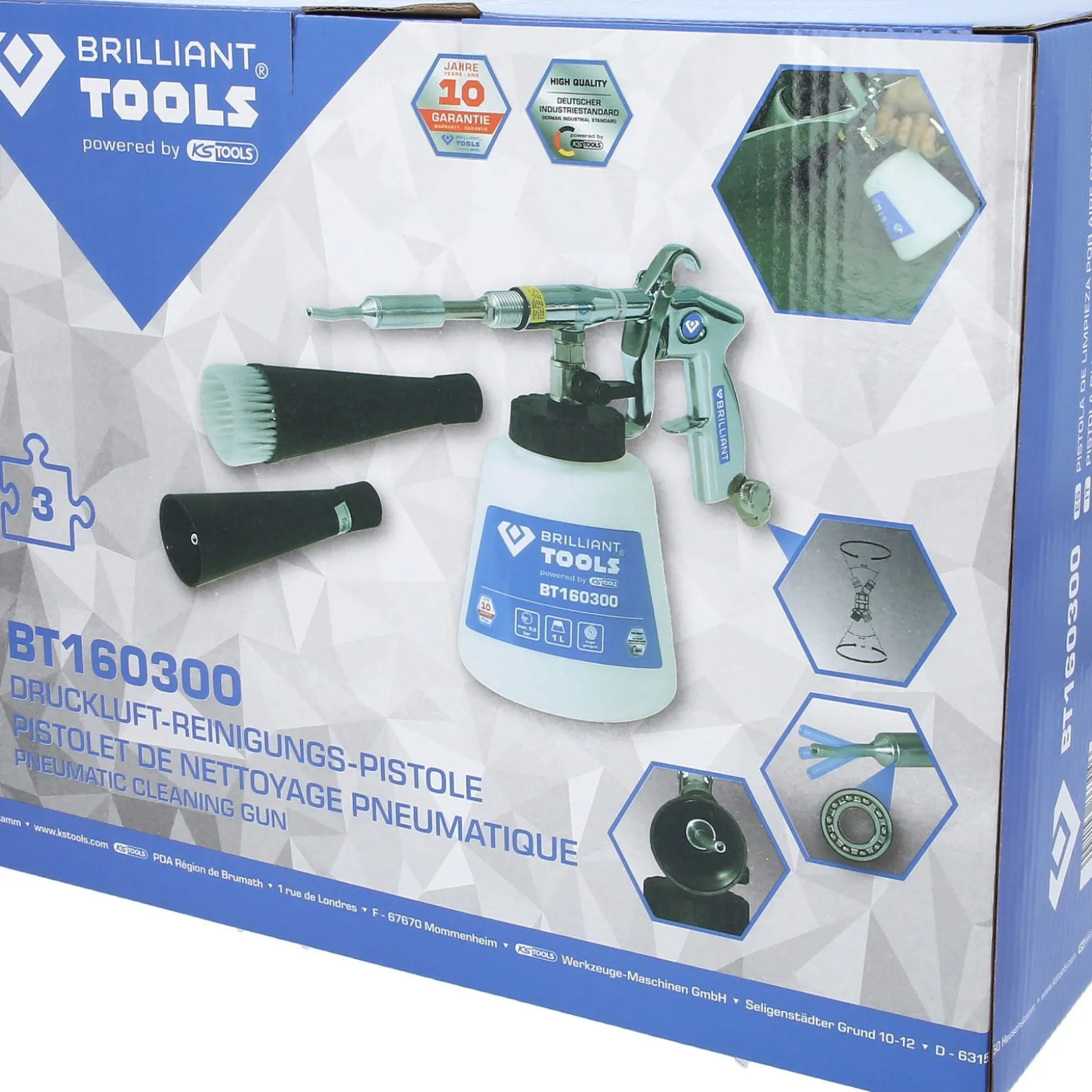 BRILLIANT TOOLS Druckluft-Reinigungs-Pistole - BT160300