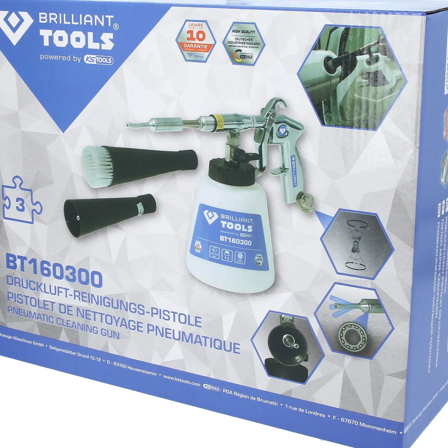 BRILLIANT TOOLS Druckluft-Reinigungs-Pistole - BT160300